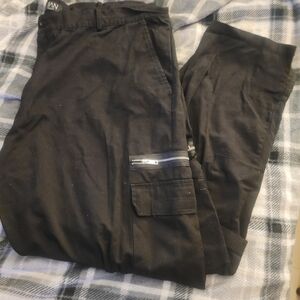 Boohoo Black Cargo Pants Durable Utility Style